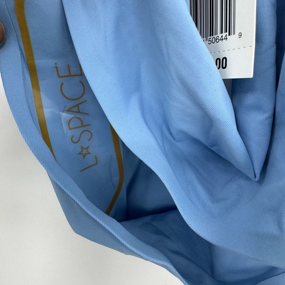 L Space Katniss One Piece Classic Swimsuit Wide U Back Aur Blue Size M NWT - Picture 10 of 11